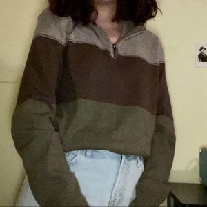 3/4 zip sweater